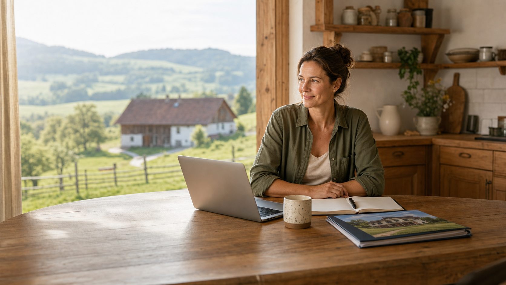 Beraterin im Gespräch über Region, Immobilien und neue berufliche Möglichkeiten.
